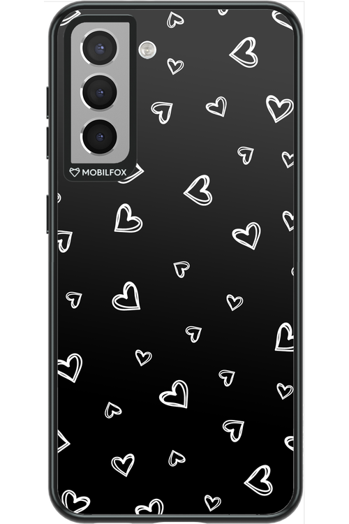 Monochrome Hearts 2.0 - Samsung Galaxy S21