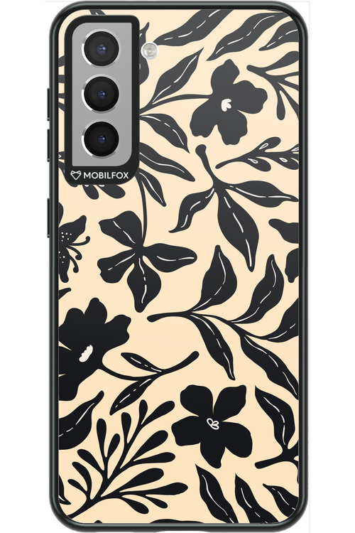 Black Flowers 2.0 - Samsung Galaxy S21