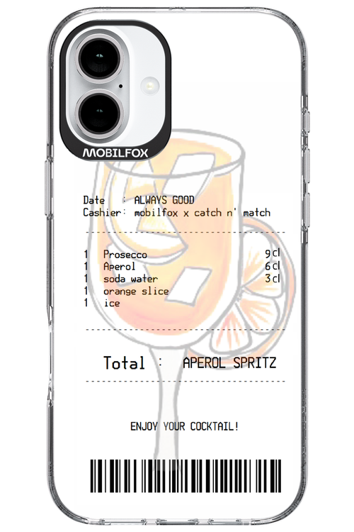 aperol spritz cocktail - Apple iPhone 16 Plus
