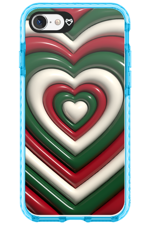 XMAS Hearts - Apple iPhone SE 2022