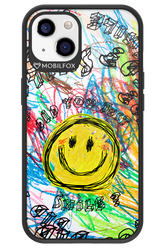 Crayon Smiley Colorful - Apple iPhone 13