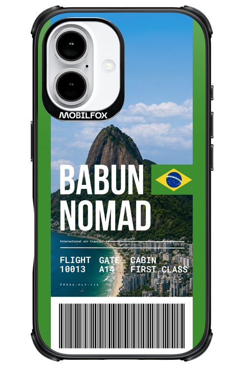 BABUN NOMAD (fly ticket) 2.0 - Apple iPhone 16