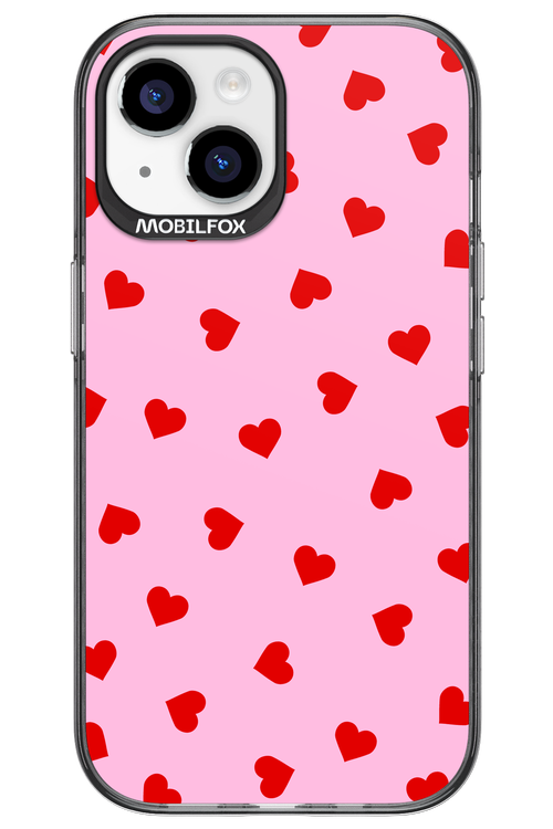 Sprinkle Heart Pink - Apple iPhone 15