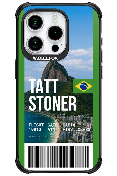 TATT STONER (fly ticket) 2.0 - Apple iPhone 15 Pro