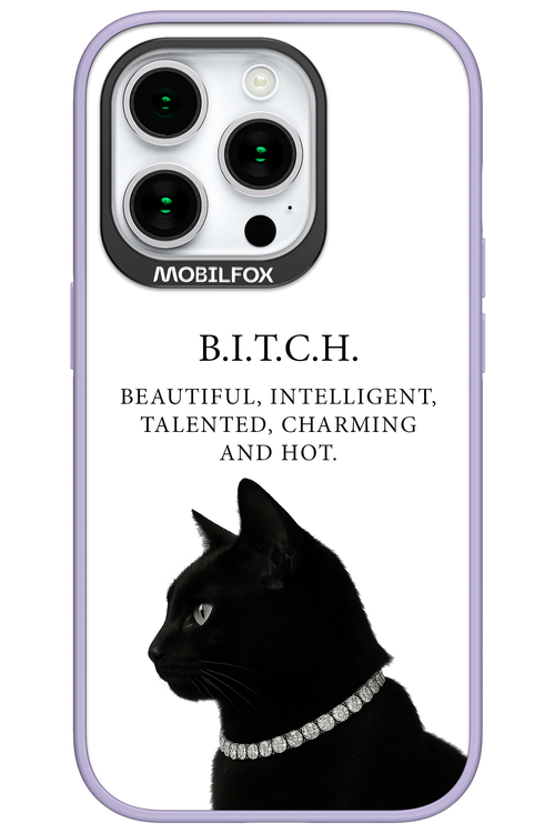 B. i. t. c. h. - Apple iPhone 15 Pro