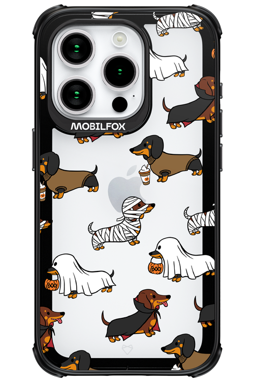 Scary Dachshund (Transparent) - Apple iPhone 15 Pro