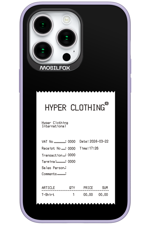 HYPER RECEIPT - Apple iPhone 15 Pro Max