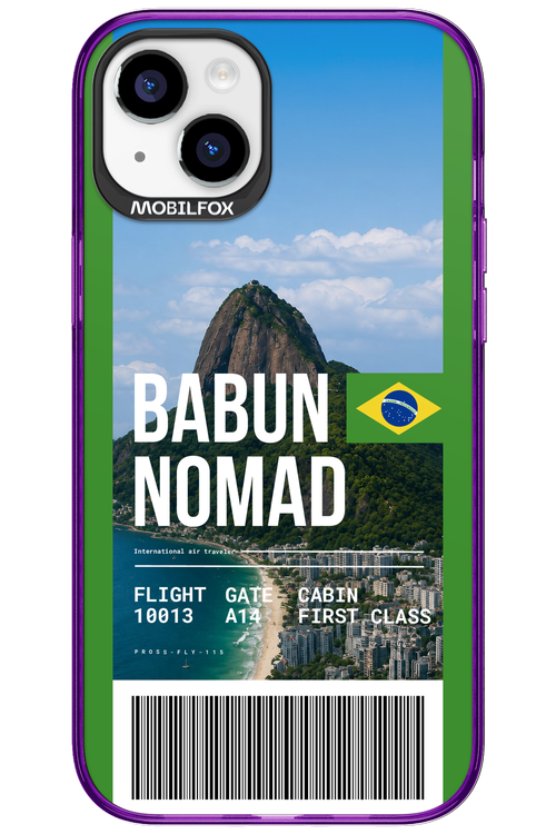 BABUN NOMAD (fly ticket) 2.0 - Apple iPhone 15 Plus