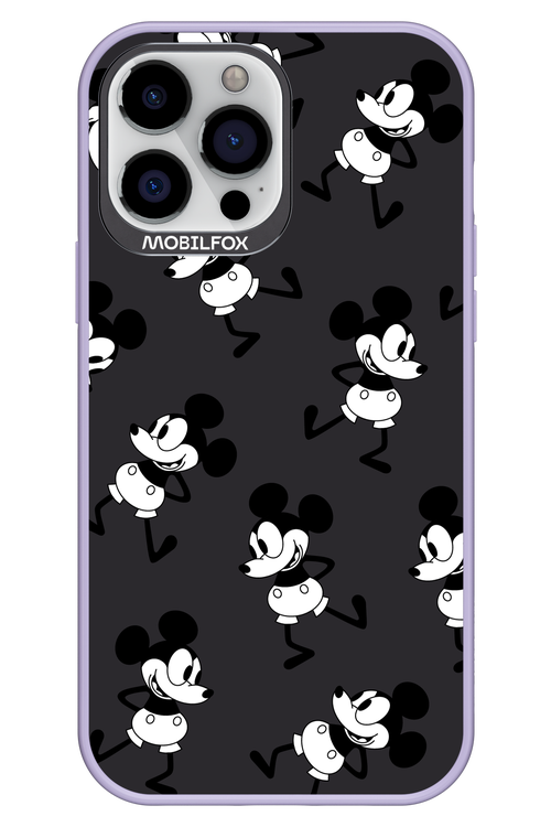 Iconic Mouse (antracite pattern) - Apple iPhone 13 Pro Max