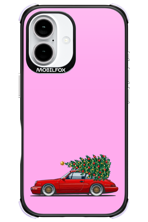 XMAS Car Pink - Apple iPhone 16