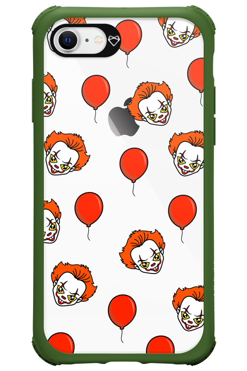 Mystery Clown (Transparent) - Apple iPhone 8
