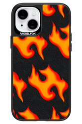 HYPER FLAMES Leather - Apple iPhone 14