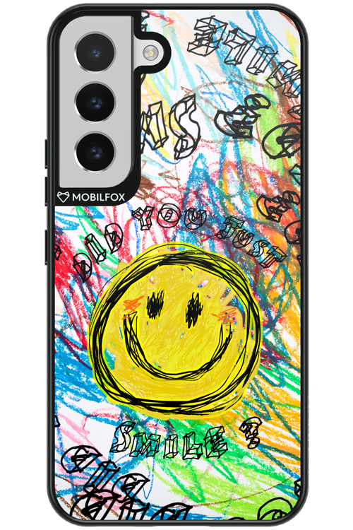 Crayon Smiley Colorful - Samsung Galaxy S22