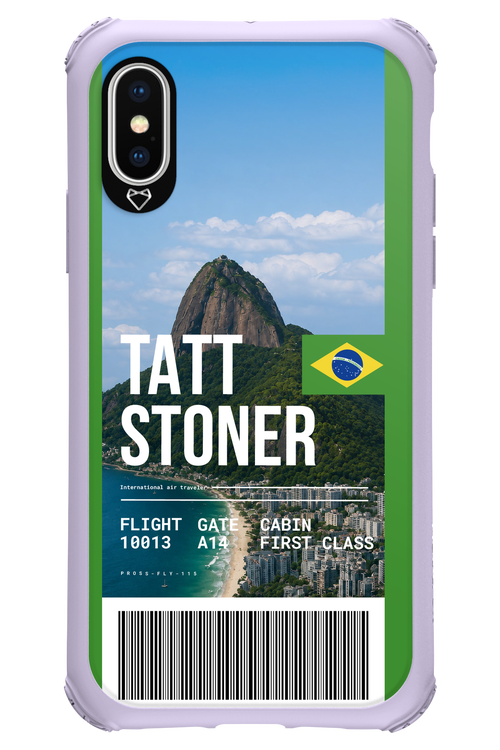 TATT STONER (fly ticket) 2.0 - Apple iPhone X