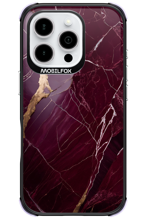 Burgundy Marble - Apple iPhone 16 Pro