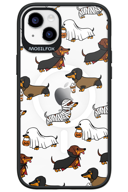 Scary Dachshund (Transparent) - Apple iPhone 14 Plus