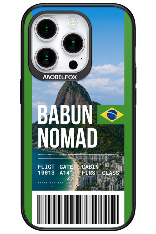 BABUN NOMAD (fly ticket) 2.0 - Apple iPhone 15 Pro
