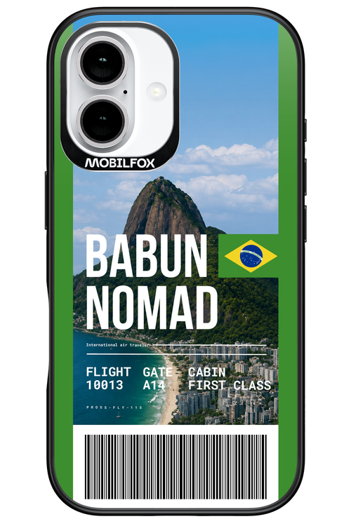 BABUN NOMAD (fly ticket) 2.0 - Apple iPhone 16