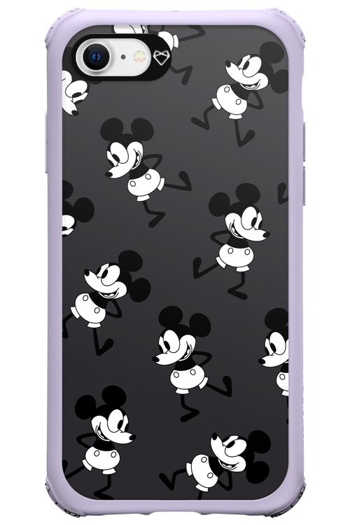 Iconic Mouse (antracite pattern) - Apple iPhone 7
