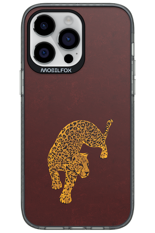 Burgundy Leopard - Apple iPhone 14 Pro Max