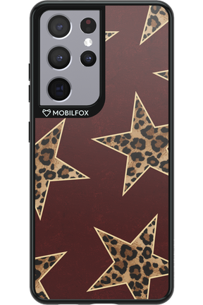 Wild Stars Burgundy - Samsung Galaxy S21 Ultra