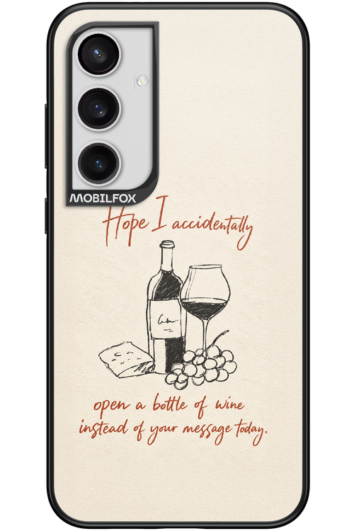 Bottle of wine 2.0 - Samsung Galaxy S24+