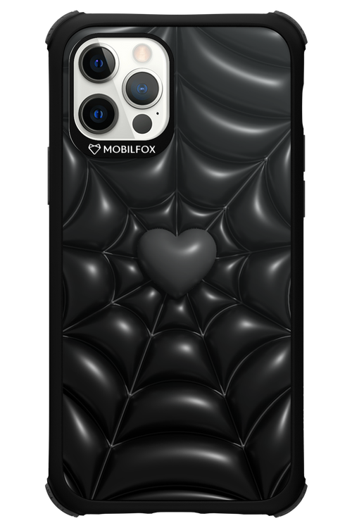 Black Spider Heart - Apple iPhone 12 Pro