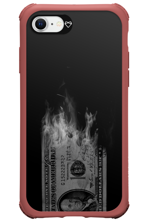 Money Burn B&W 2.0 - Apple iPhone 8