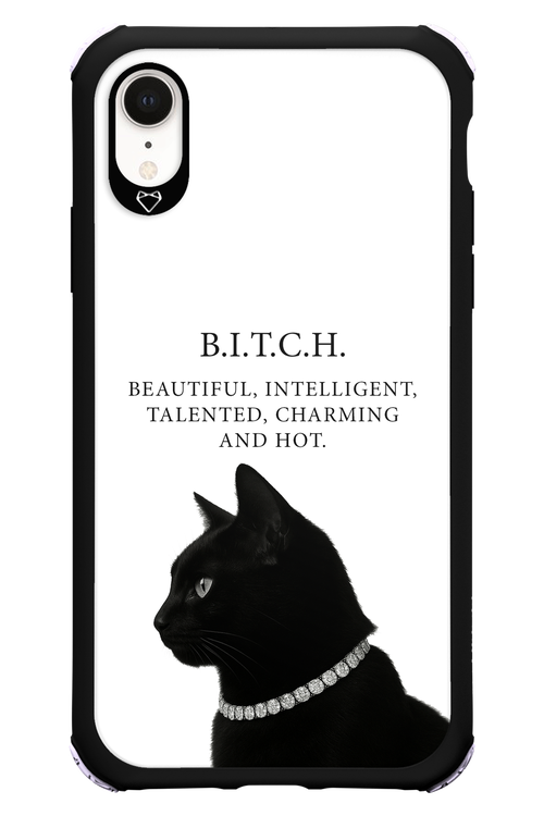 B. i. t. c. h. - Apple iPhone XR