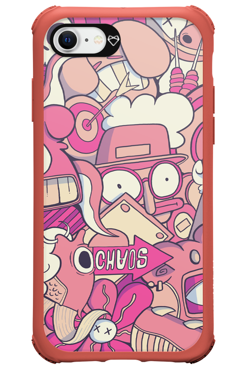 Coral Chaos - Apple iPhone SE 2022
