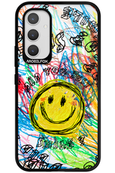 Crayon Smiley Colorful - Samsung Galaxy A54