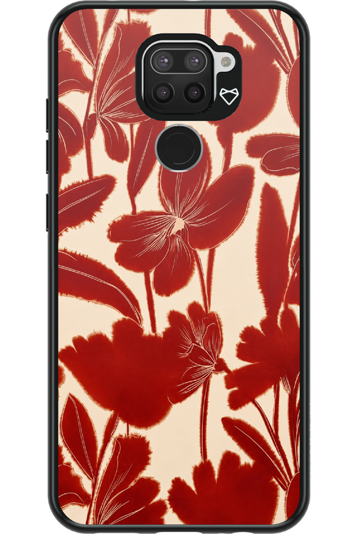 Burgundy Flowers 2.0 - Xiaomi Redmi Note 9