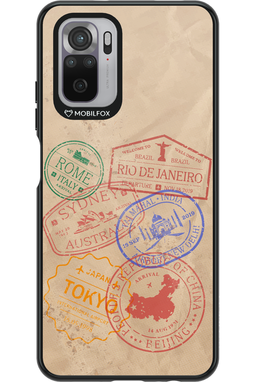 Travel Stamps 2.0 - Xiaomi Redmi Note 10