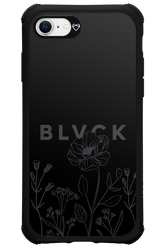 Black Flowers - Apple iPhone 7