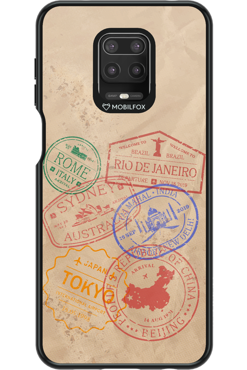 Travel Stamps 2.0 - Xiaomi Redmi Note 9 Pro