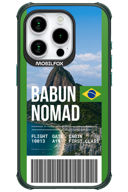 BABUN NOMAD (fly ticket) 2.0 - Apple iPhone 15 Pro