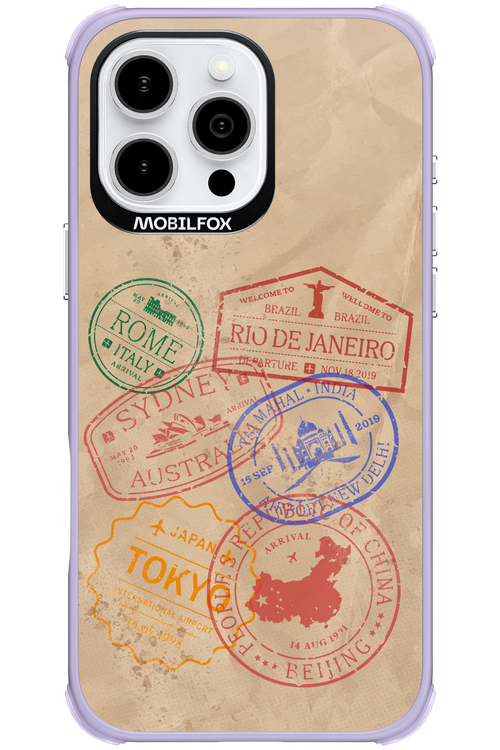 Travel Stamps 2.0 - Apple iPhone 16 Pro Max