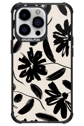 Monochrome Flowerss - Apple iPhone 13 Pro