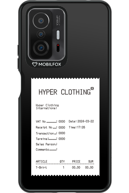 HYPER RECEIPT - Xiaomi Mi 11T Pro