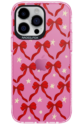 Bow & Stars (Transparent) - Apple iPhone 14 Pro Max