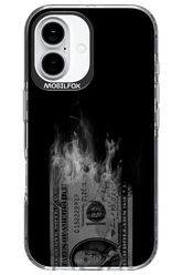 Money Burn B&W - Apple iPhone 16