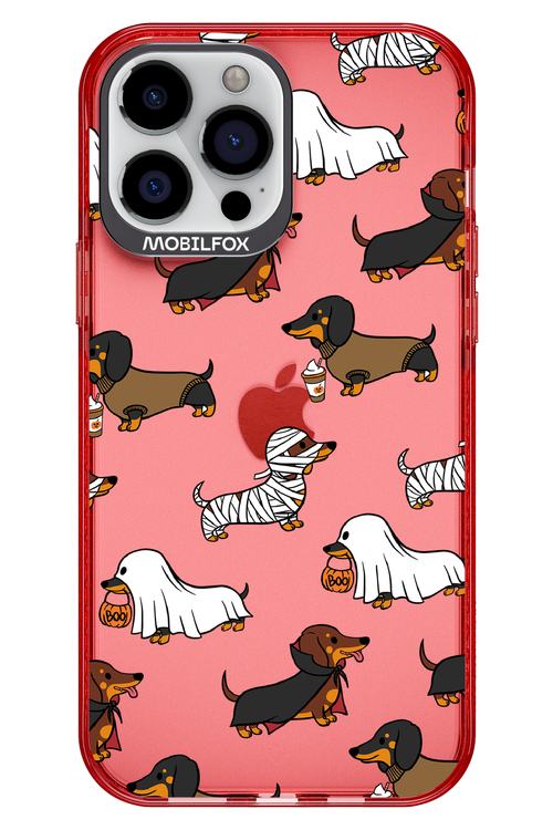 Scary Dachshund (Transparent) - Apple iPhone 13 Pro Max