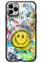 Crayon Smiley Colorful - Apple iPhone 11 Pro Max