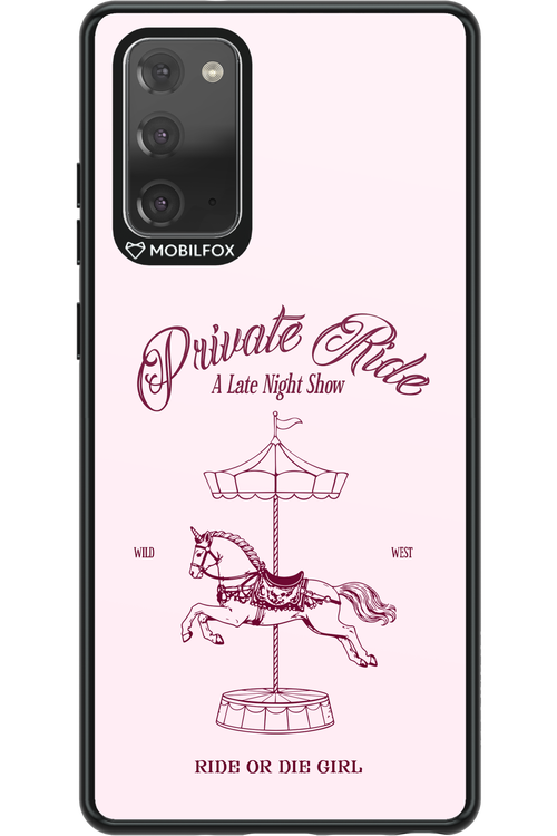 Private Ride 2.0 - Samsung Galaxy Note 20