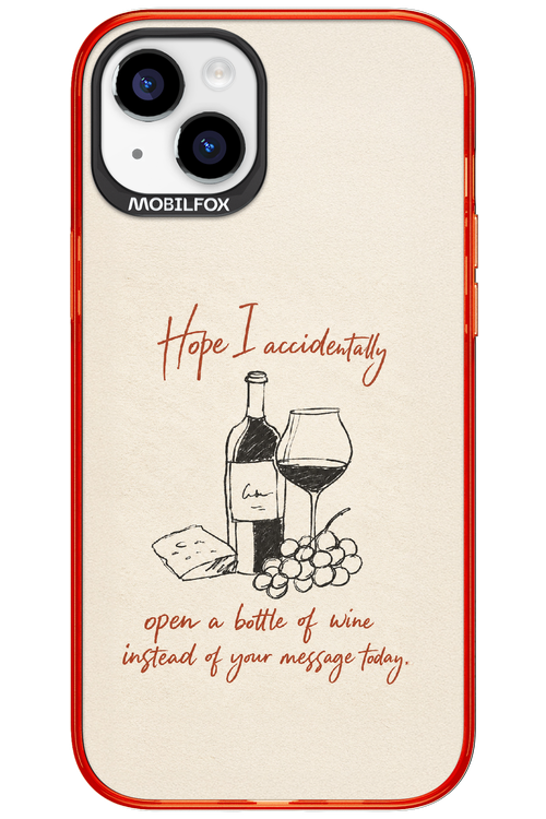 Bottle of wine 2.0 - Apple iPhone 15 Plus