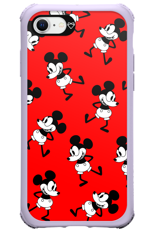 Iconic Mouse (red pattern) - Apple iPhone 7
