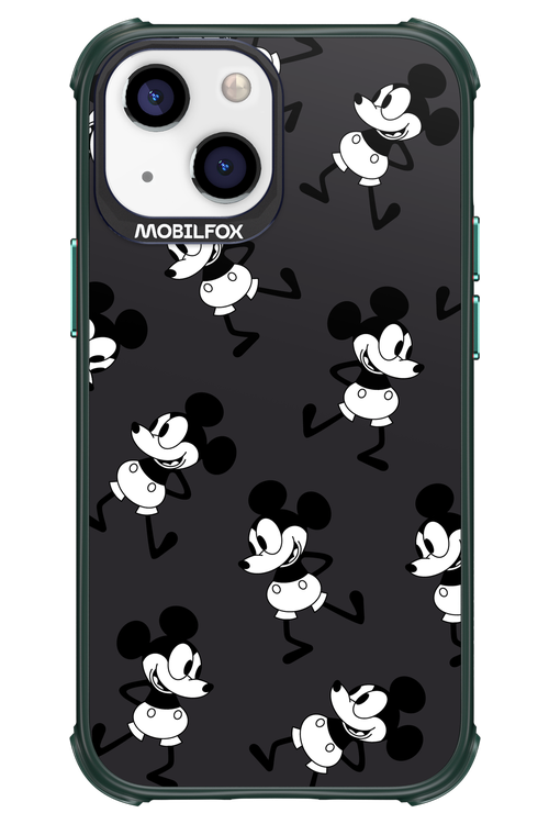 Iconic Mouse (antracite pattern) - Apple iPhone 13 Mini
