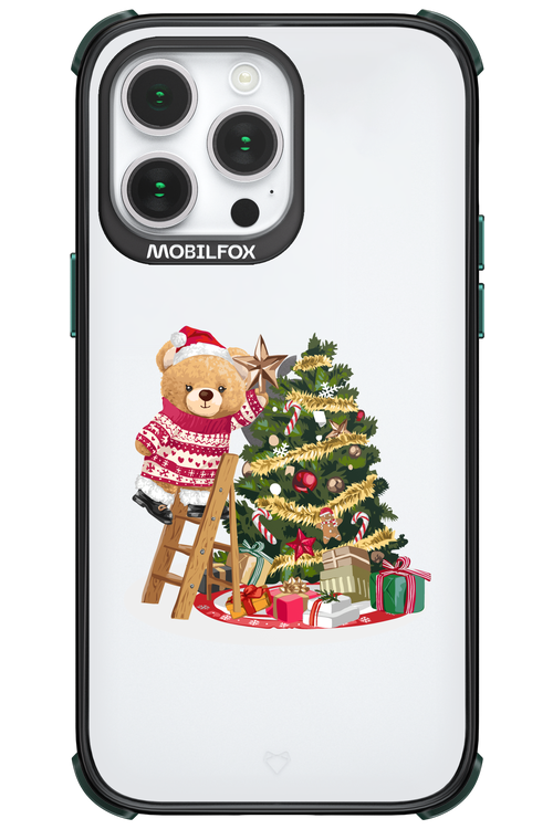Christmas Bear (Transparent) - Apple iPhone 14 Pro Max