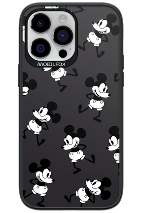 Iconic Mouse (antracite pattern) - Apple iPhone 14 Pro Max