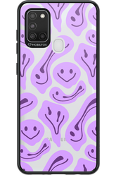 Fluid Smiley Purple - Samsung Galaxy A21 S